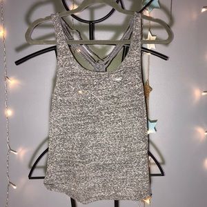 Hollister Heathered Grey Tank Top